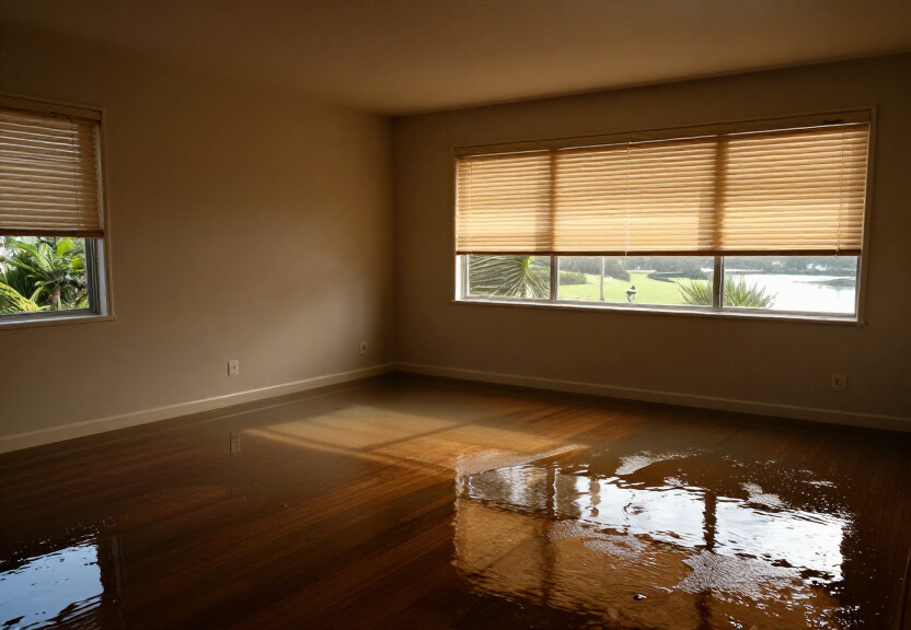 Mould growth on walls in East Hills before treatment